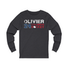 Olivier 24 Columbus Hockey Unisex Jersey Long Sleeve Shirt