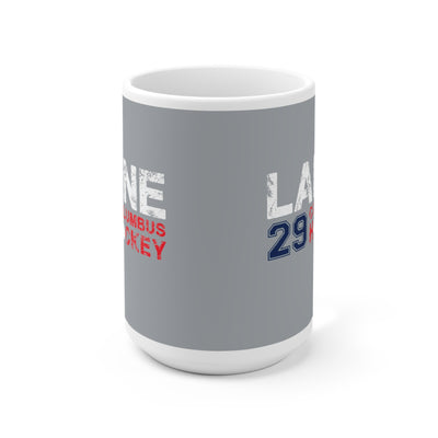 Laine 29 Columbus Hockey Ceramic Coffee Mug In Capital Silver, 15oz