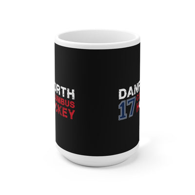 Danforth 17 Columbus Hockey Ceramic Coffee Mug In Black, 15oz