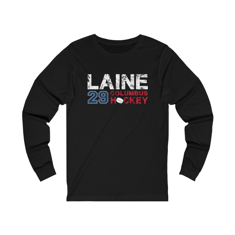 Laine 29 Columbus Hockey Unisex Jersey Long Sleeve Shirt