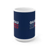 Gaudreau 13 Columbus Hockey Ceramic Coffee Mug In Union Blue, 15oz