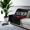 Texier 42 Columbus Hockey Velveteen Plush Blanket