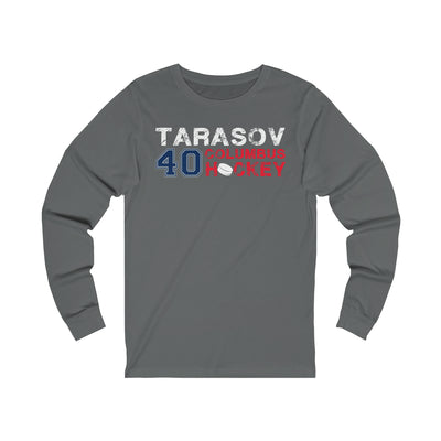 Tarasov 40 Columbus Hockey Unisex Jersey Long Sleeve Shirt