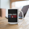 Roslovic 96 Columbus Hockey Ceramic Coffee Mug In Black, 15oz