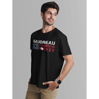 Gaudreau 13 Columbus Hockey Unisex Jersey Tee