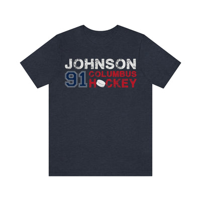 Johnson 91 Columbus Hockey Unisex Jersey Tee