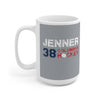 Jenner 38 Columbus Hockey Ceramic Coffee Mug In Capital Silver, 15oz