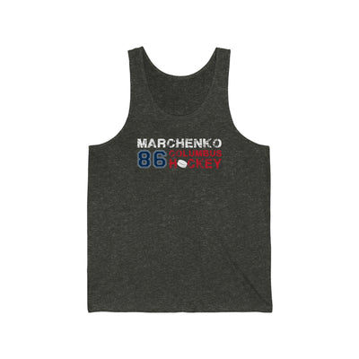 Marchenko 86 Columbus Hockey Unisex Jersey Tank Top