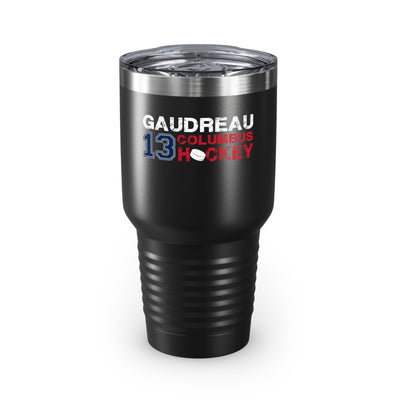 Gaudreau 13 Columbus Hockey Ringneck Tumbler, 30 oz