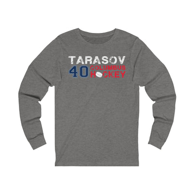 Tarasov 40 Columbus Hockey Unisex Jersey Long Sleeve Shirt