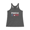 Peeke Columbus Hockey Women's Tri-Blend Racerback Tank Top