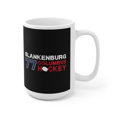 Blankenburg 77 Columbus Hockey Ceramic Coffee Mug In Black, 15oz