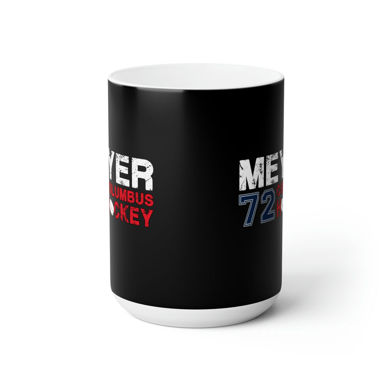 Meyer 72 Columbus Hockey Ceramic Coffee Mug In Black, 15oz
