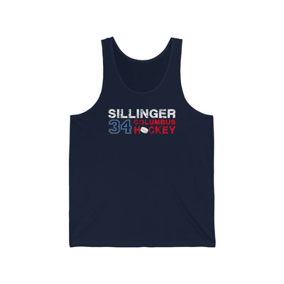 Sillinger 34 Columbus Hockey Unisex Jersey Tank Top