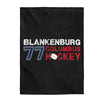 Blankenburg 77 Columbus Hockey Velveteen Plush Blanket