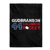 Gudbranson 44 Columbus Hockey Velveteen Plush Blanket