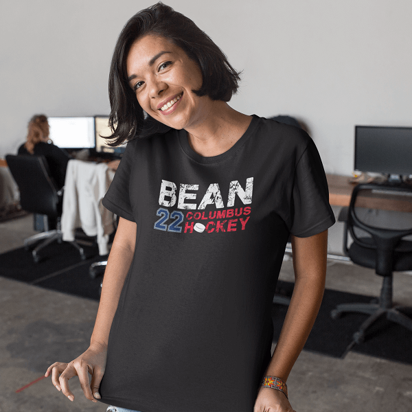 Bean 22 Columbus Hockey Unisex Jersey Tee