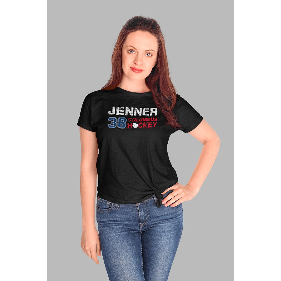 Jenner 38 Columbus Hockey Unisex Jersey Tee